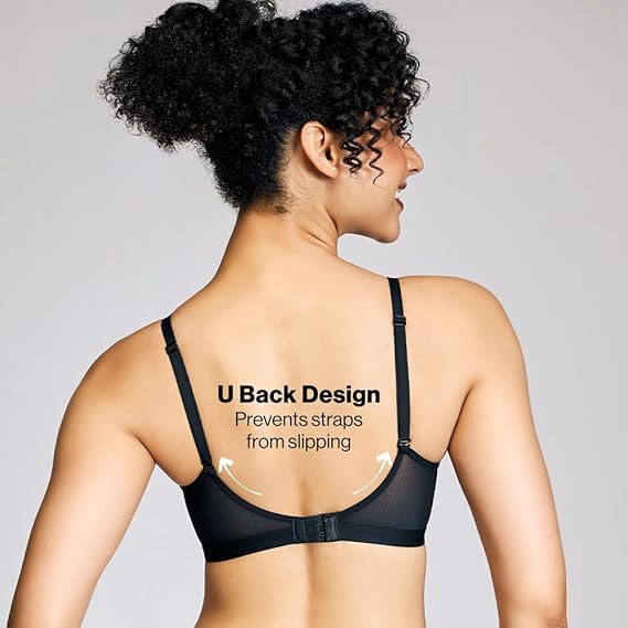 NYKD Women’s Cotton Lightly Padded Wire-Free T-Shirt Bra – NYB003
